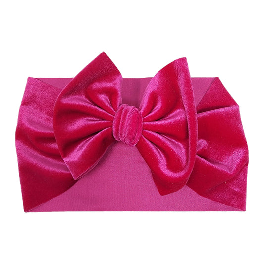 Doll Pink Velvet Fabric Headwrap