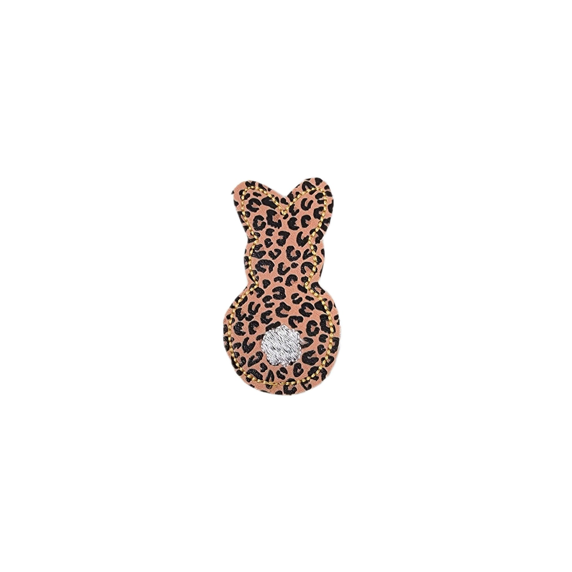 Leopard Bunny Clip 2.5" - Waterfall Wishes