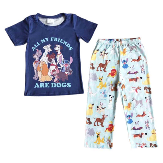 All My Friends are Dogs Pants Set