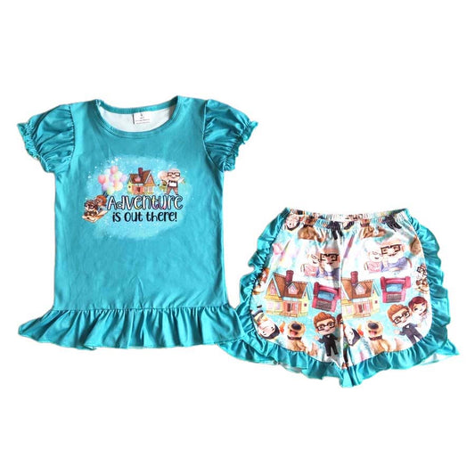 Adventure Is Out There Shorts Set