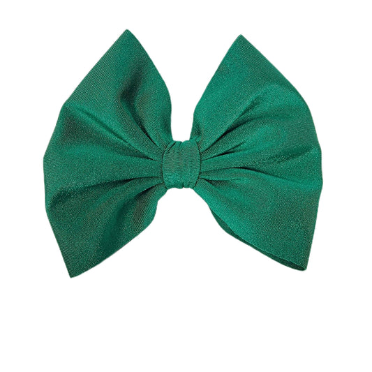 Jade Spandex Fabric Bow