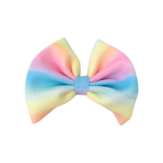 Dreamland Rainbow Fabric Bow