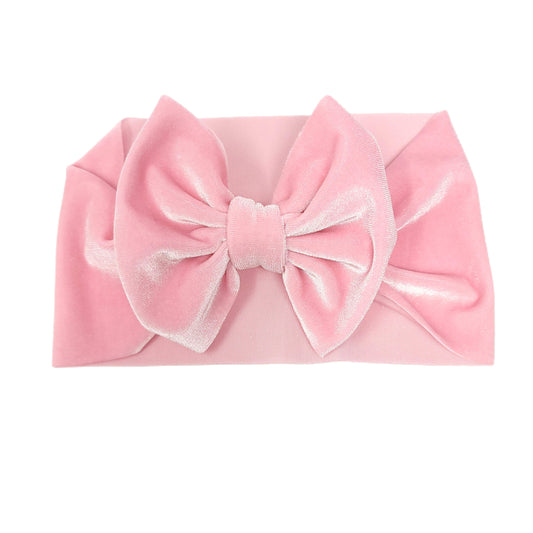 Light Pink Velvet Fabric Headwrap