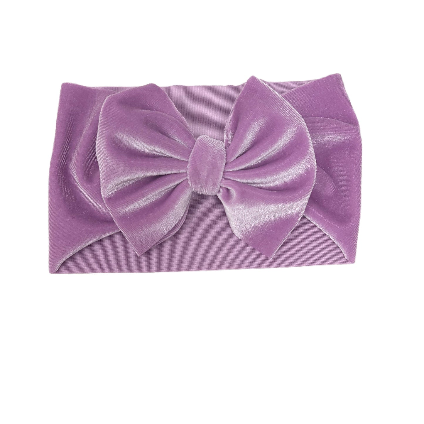 Lilac Velvet Fabric Headwrap