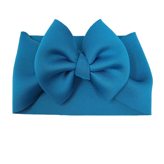 Turquoise Puffy Fabric Headwrap