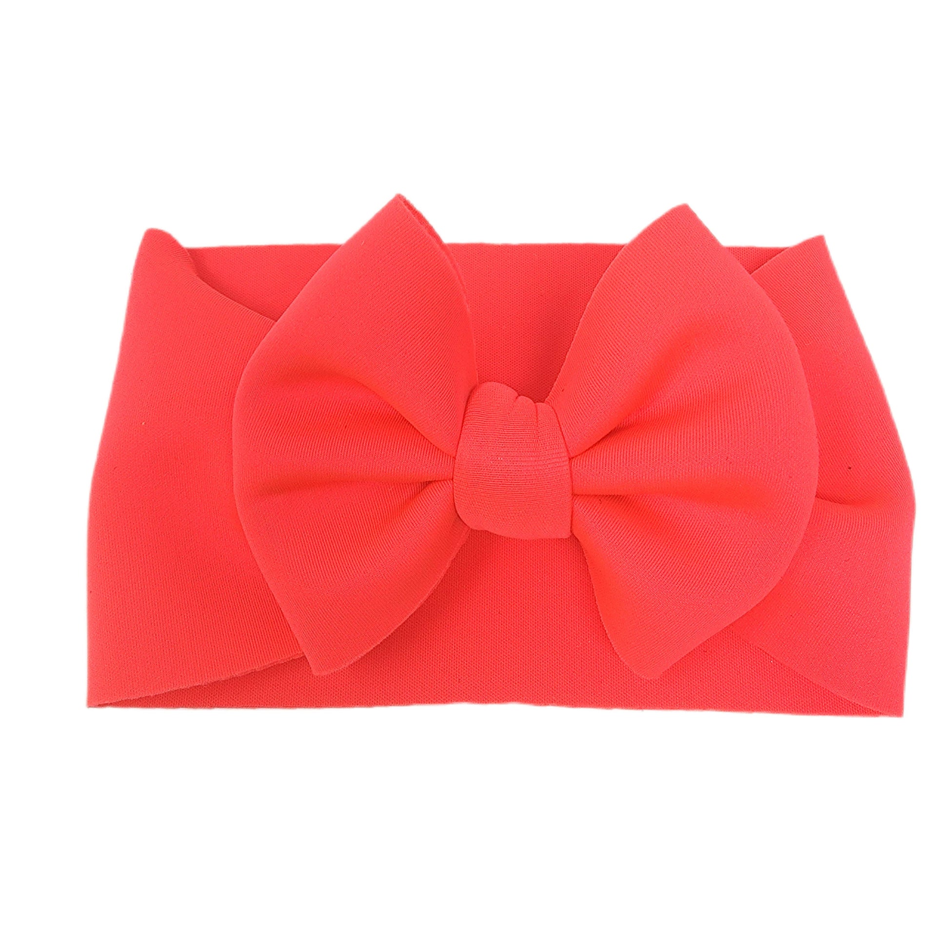 Neon Pink Puffy Fabric Headwrap