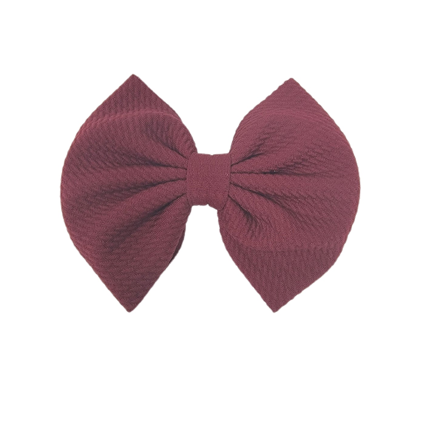 Burgundy Fabric Bow