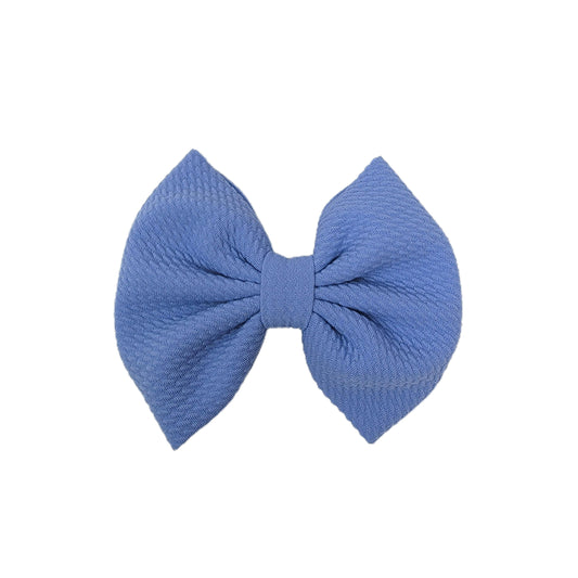 Sea Blue Fabric Bow