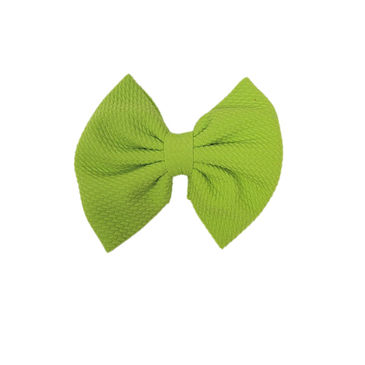 Lime Fabric Bow