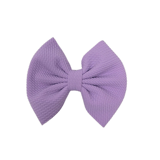 Lilac Fabric Bow
