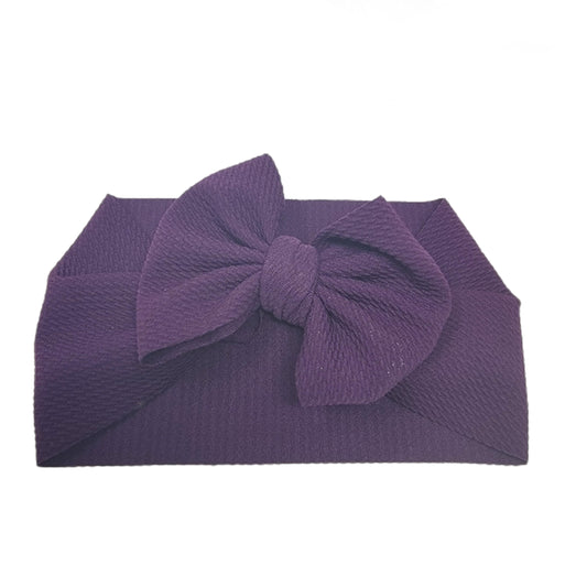 Dark Purple Fabric Headwrap