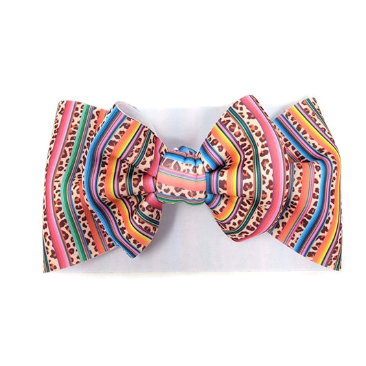 Pinata Puffy Fabric Bow Headwrap