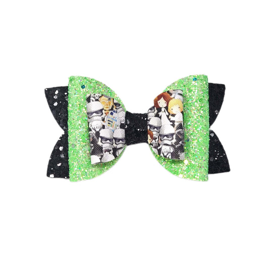 Stormtrooper Double Diva Bow 5"