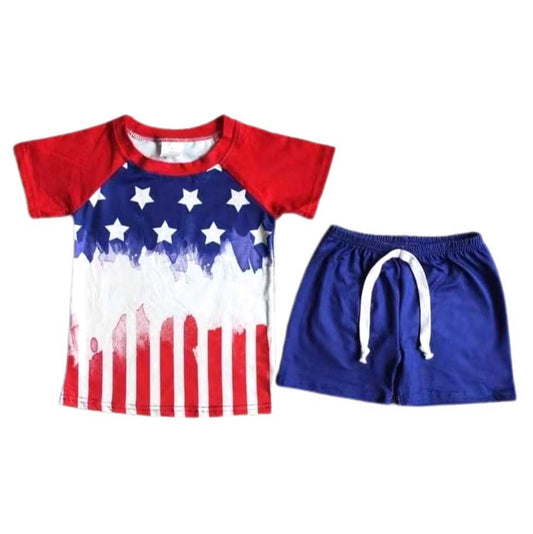 US Boys Shorts Set