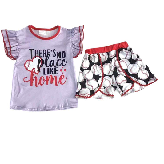 There's No Place Like Home Shorts Set
