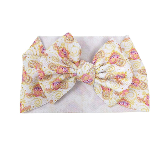 Carriage Fabric Bow Headwrap