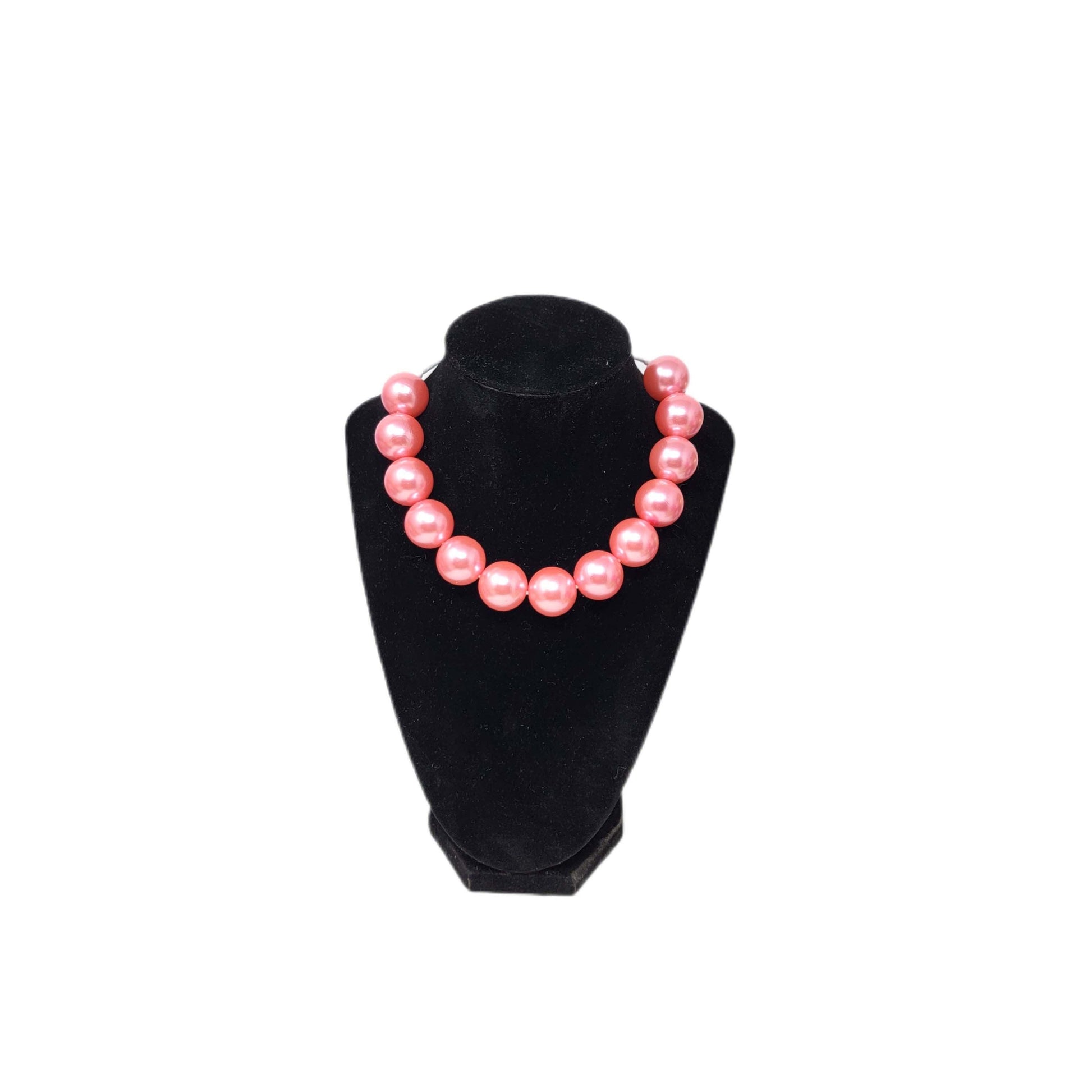 Coral Pearl Bubblegum Necklace