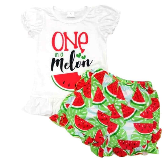 One In a Melon Shorts Set