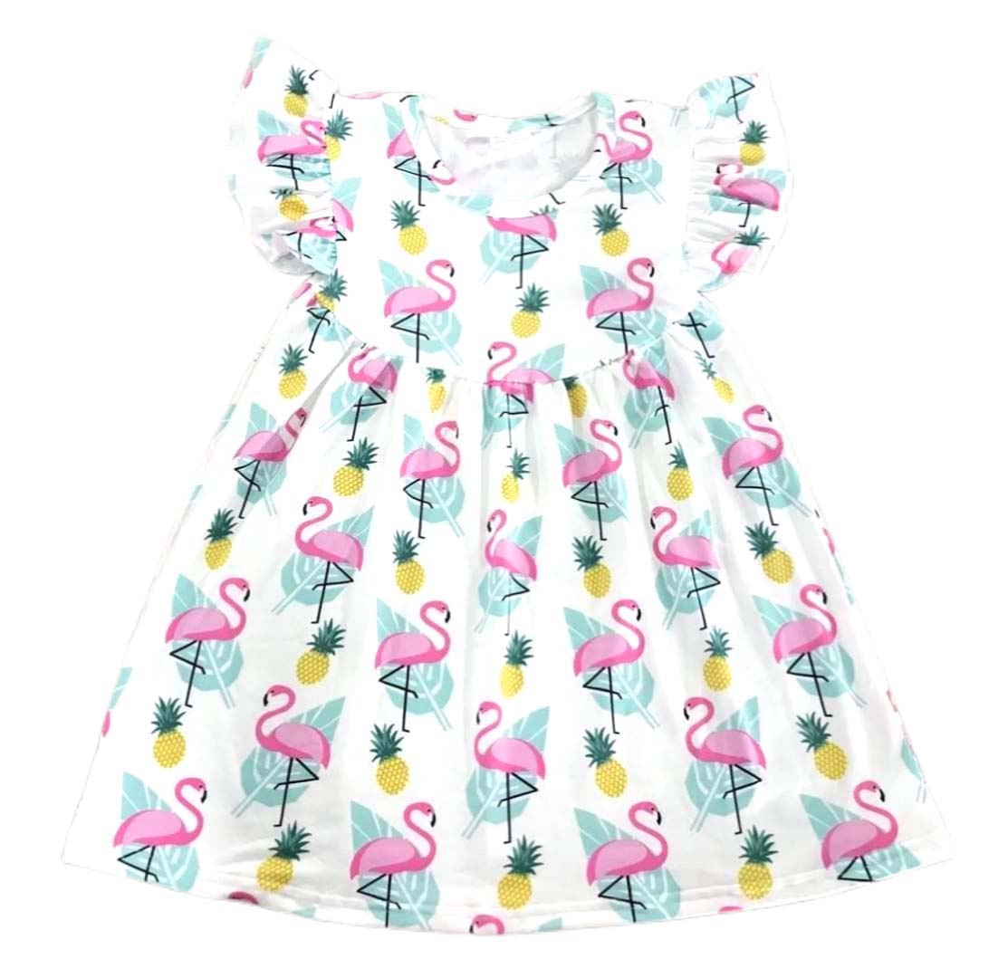 Flamingos & Pineapples Pearl Dress