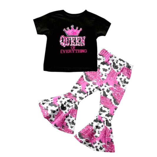 Queen of Everything Bell-bottom Pants Set