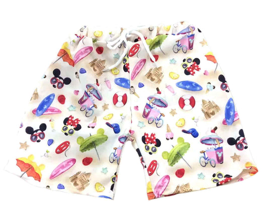 Mouse Beach Vacation Shorts
