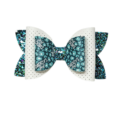 Daddy's Girl Double Diva Bow 5"