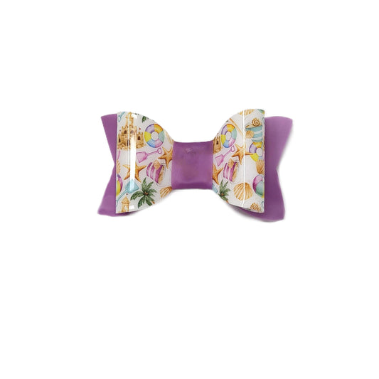Fun at the Beach Jelly Claire Bow 4"