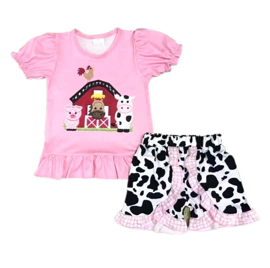 Farm Pink Shorts Set