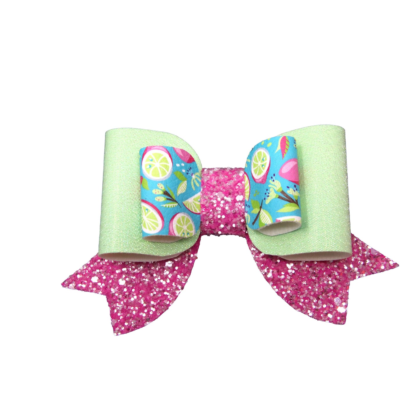 Pink Lemonade Double Maggie Bow 3.5"