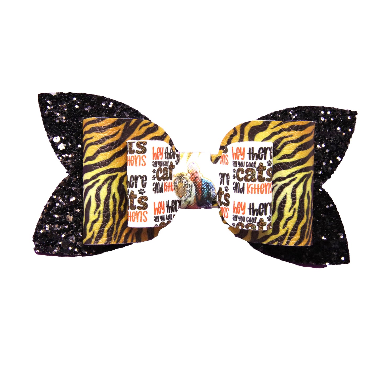 5 inch Cool Cats Double Diva Bow