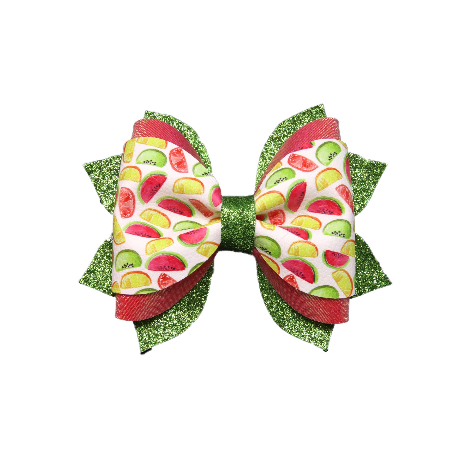 Summer Fruit Dressed-up Phoebe Bow 5"