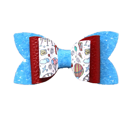 3 inch Circus Double Diva Bow
