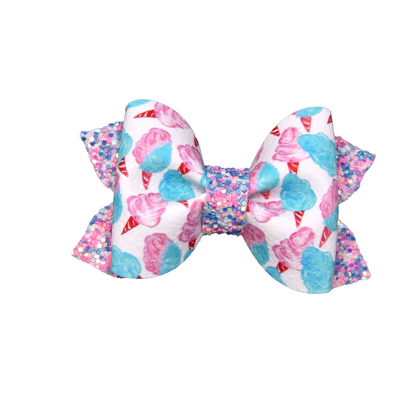 Cotton Candy Pixie Pinch Bow 2.5"