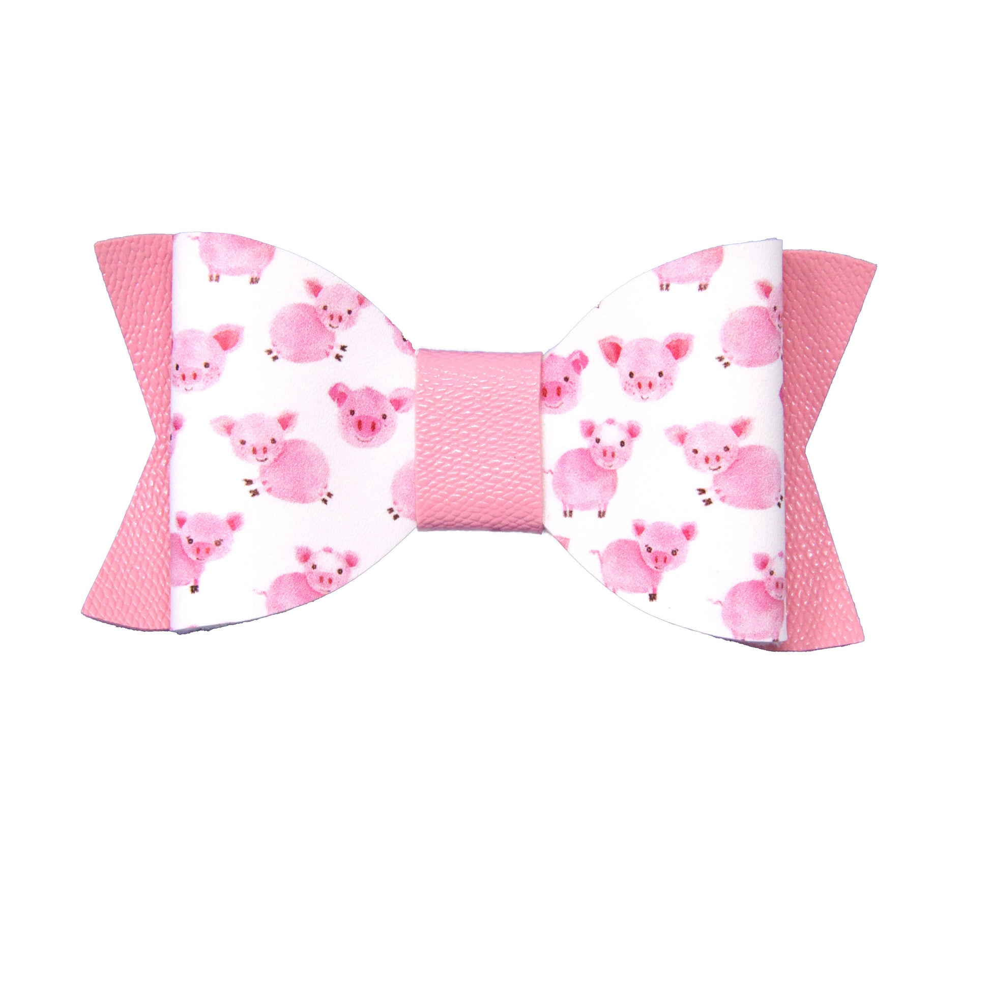 4 inch Pink Piggies Claire Bow