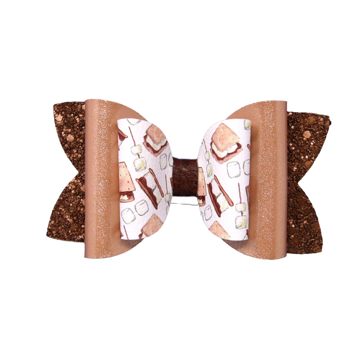 4 inch Smores Double Diva Bow