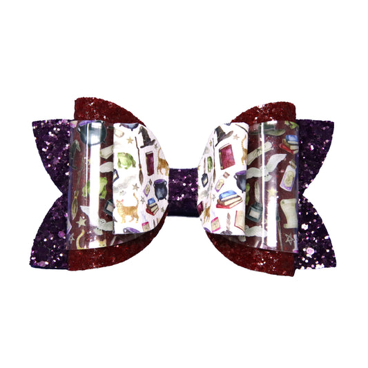 5 inch Magic School Dressed-up Double Diva Bow