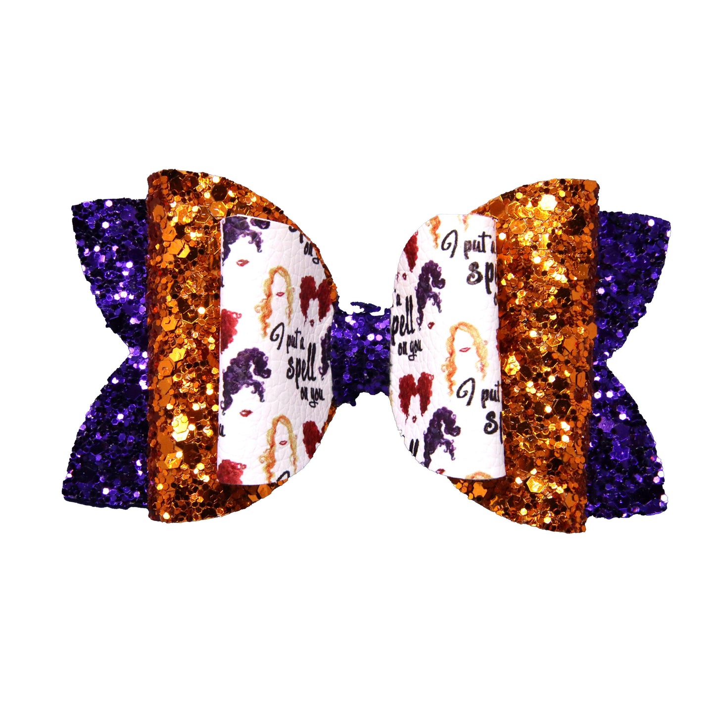 I Put a Spell on You Double Diva Bow 4"