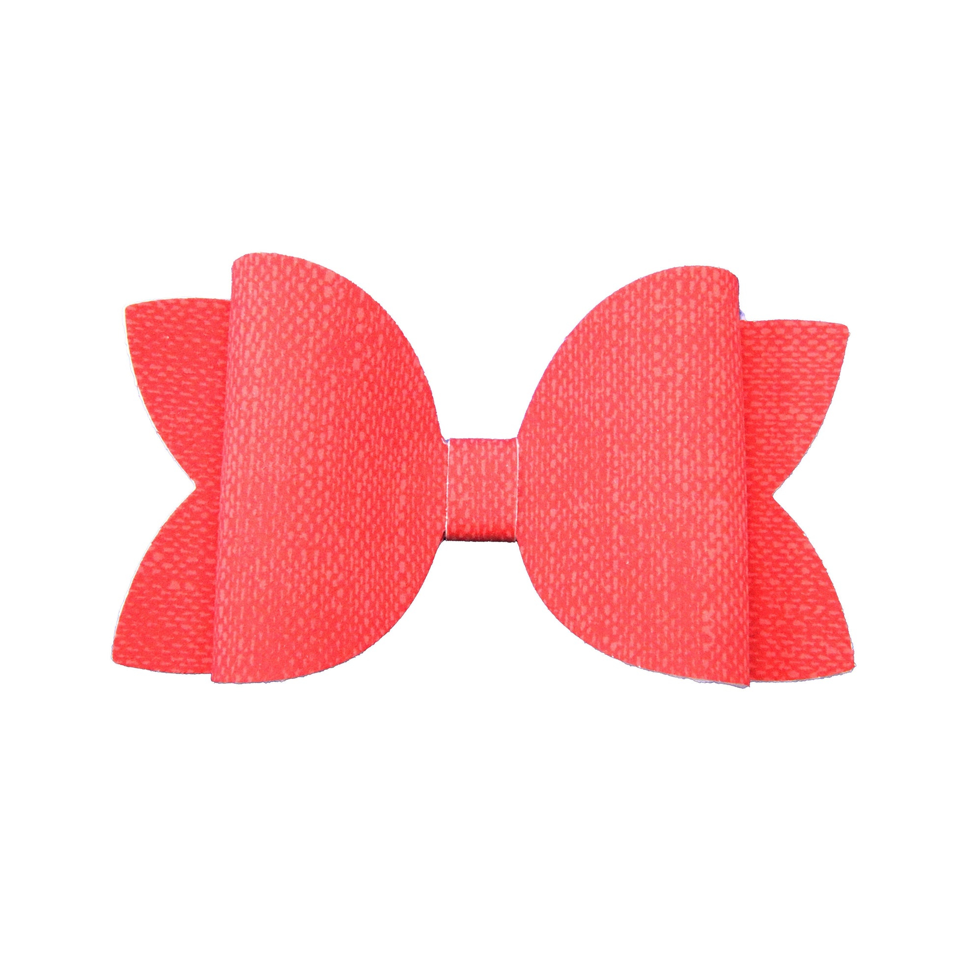 4 inch Red Linen Diva Bow