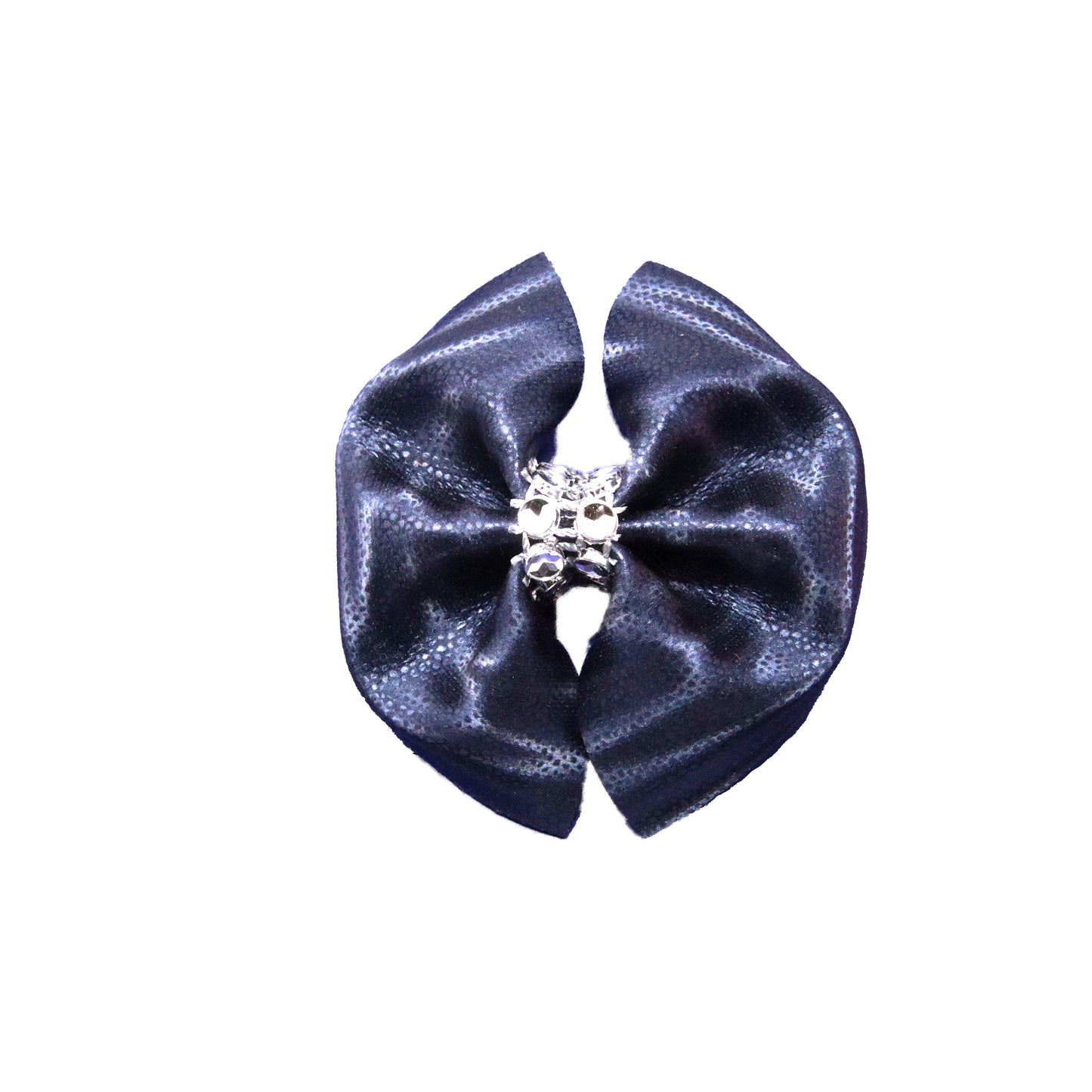 Everchanging Navy Pinch Bow 2" (pair)