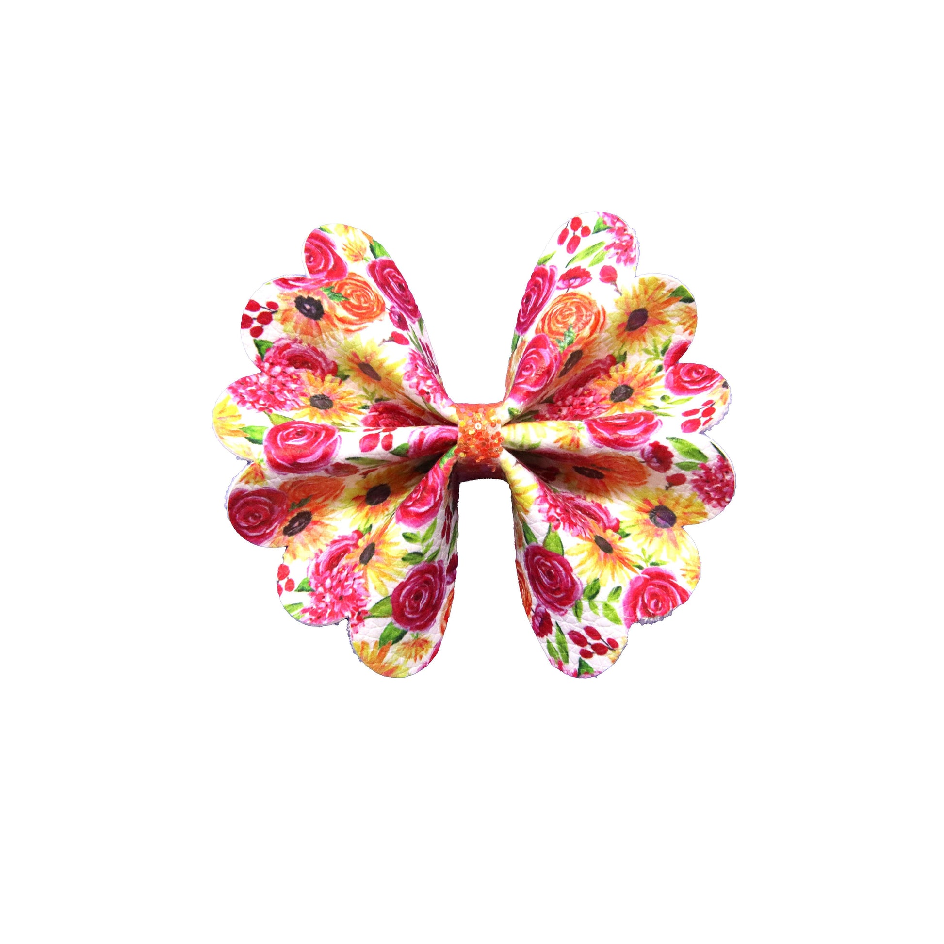 Floral Flower Catalina Bow 3"