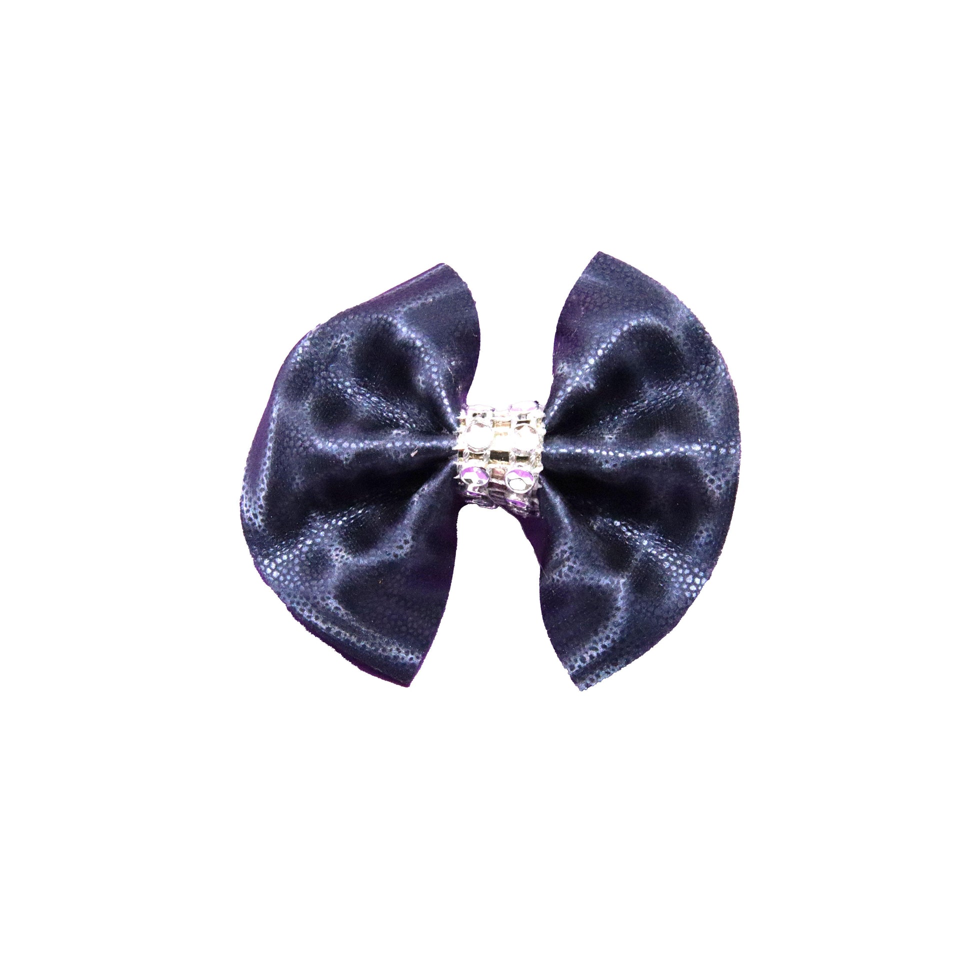 Everchanging Navy Pinch Bow 2" (pair)