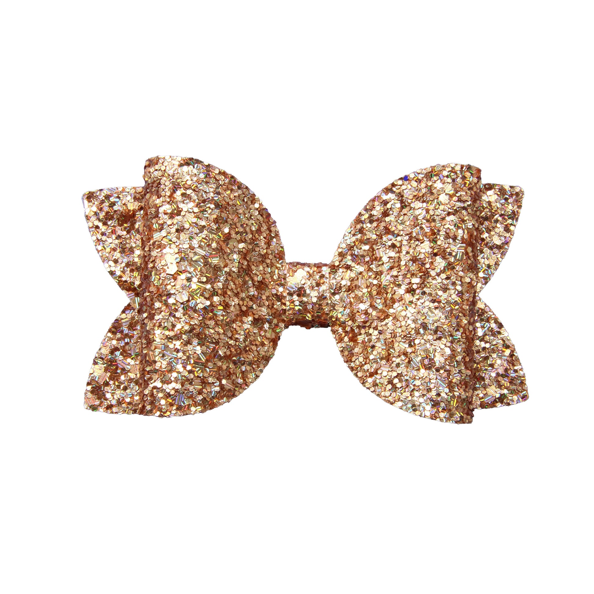 4 inch 1000 Wishes Gold Glitter Diva Bow