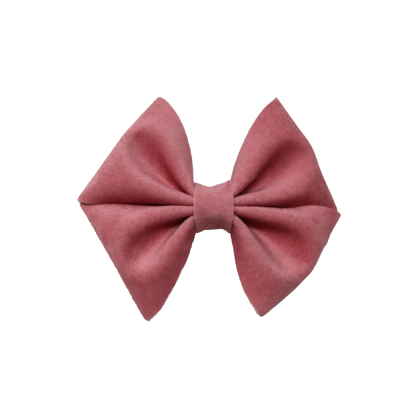 4 inch Pink Ribbon Velvet Fluffy Petal Pinch Bow