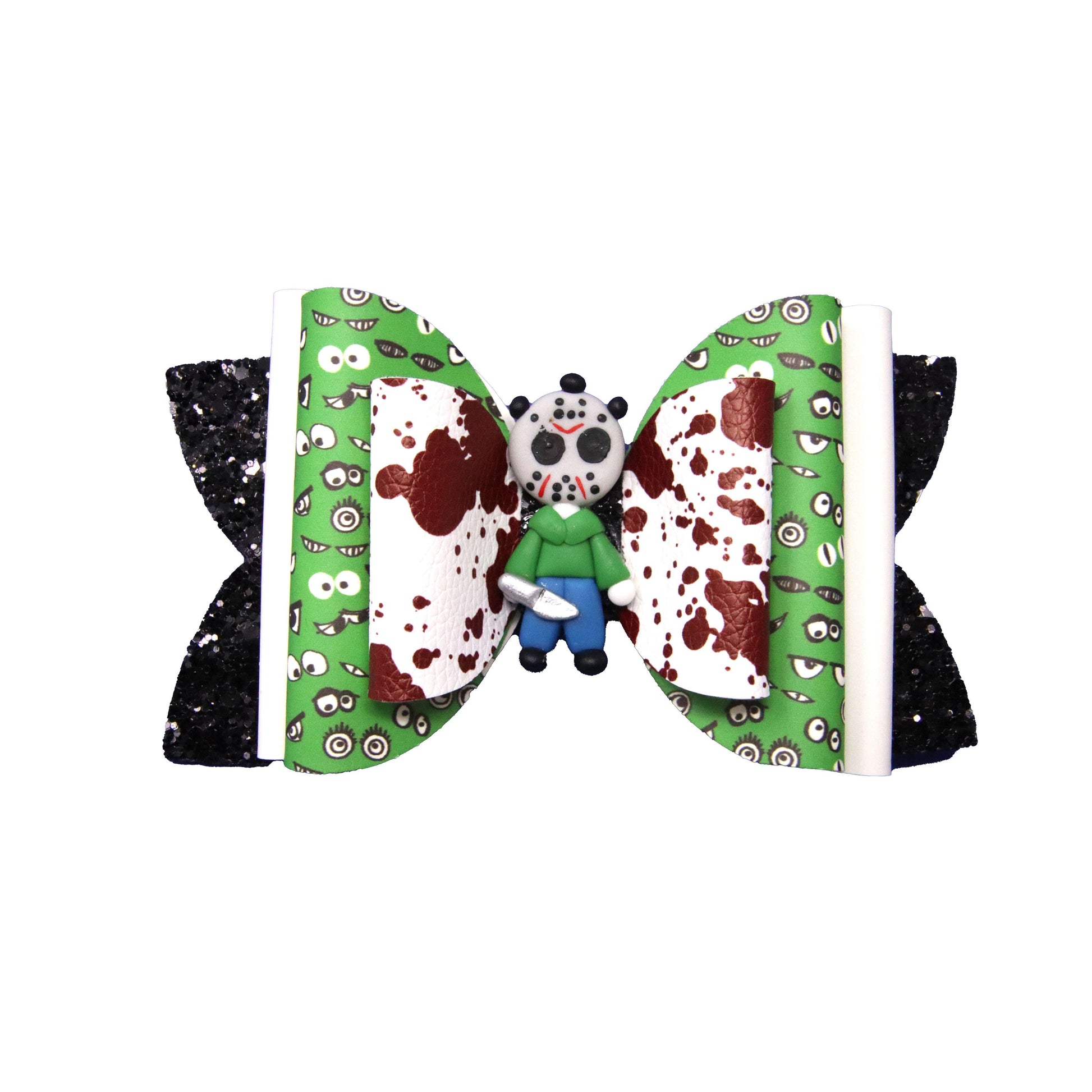 5 inch Glow-in-the-dark Triple Diva Bow with Jason Clay