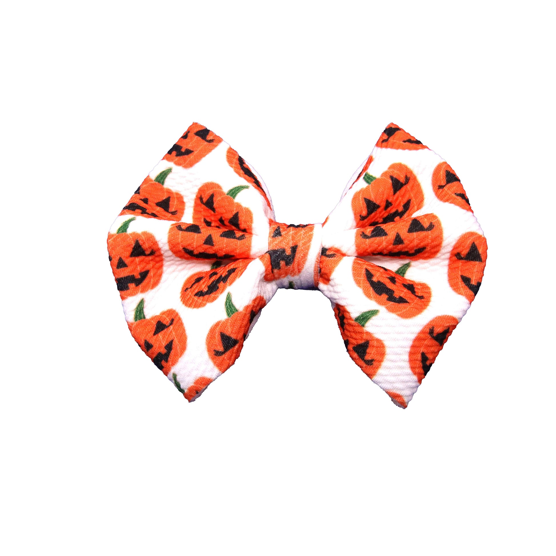 3", Bow, Hair Bow, Miss Pumpkin, Fabric Bow, New Product - 04OCT2020
