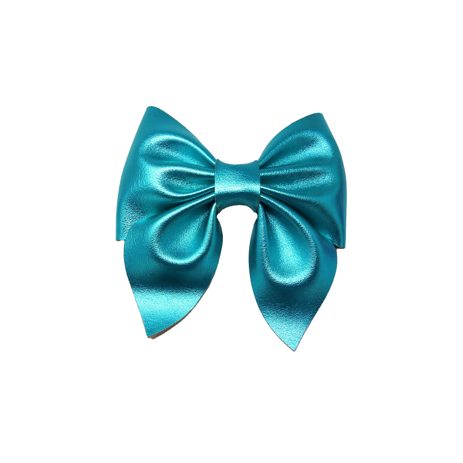 Turquoise Sailor Bow 5"