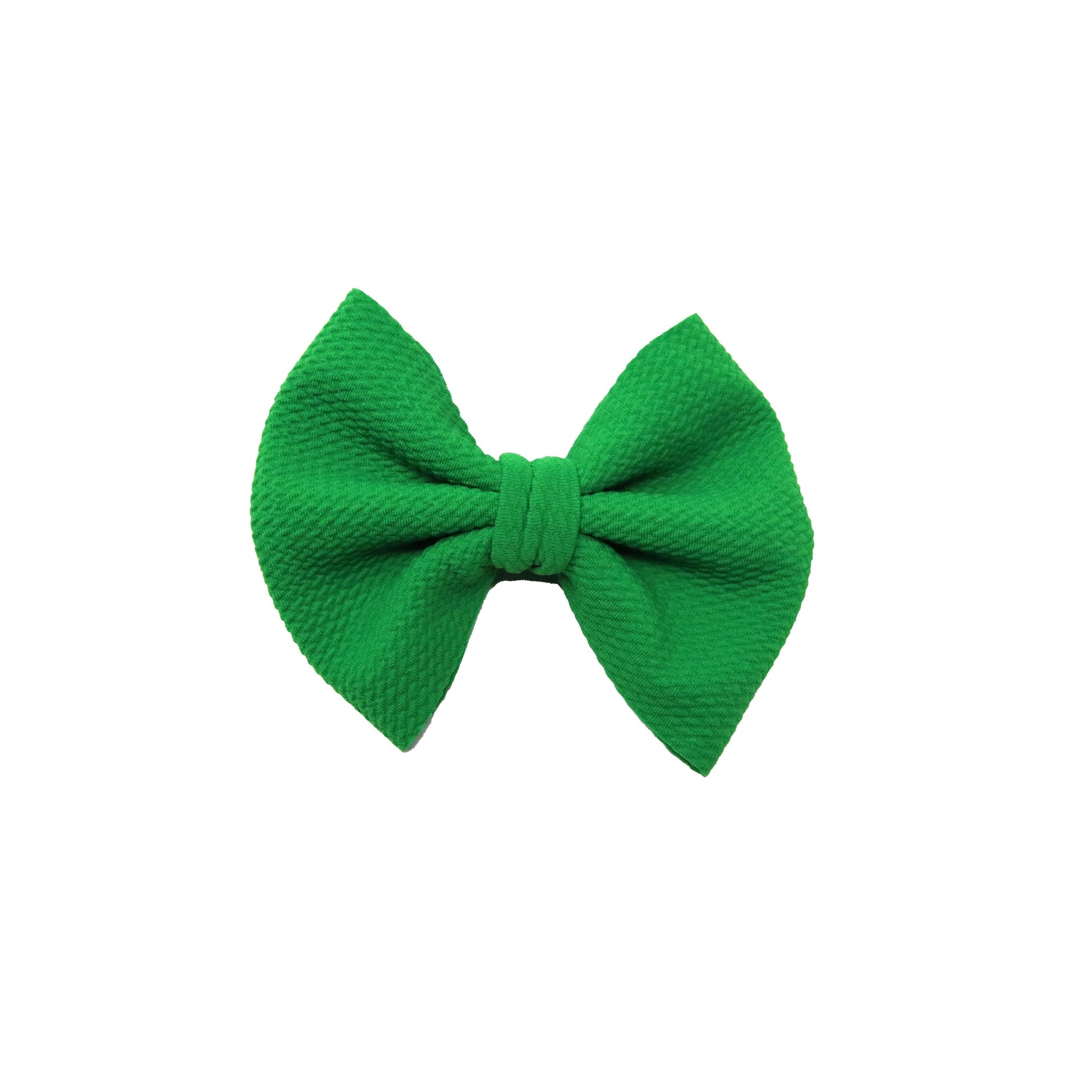 Green Fabric Bow