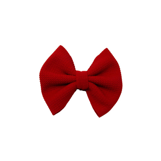 Red Fabric Bow