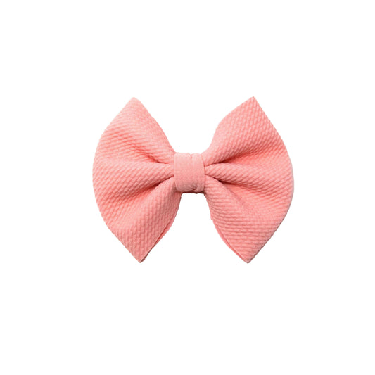 Light Pink Fabric Bow