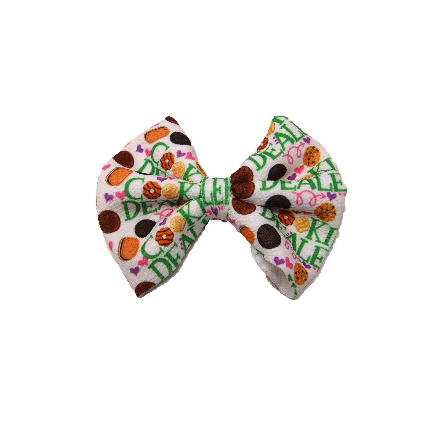 Cookie Dealer Fabric Bow 5"